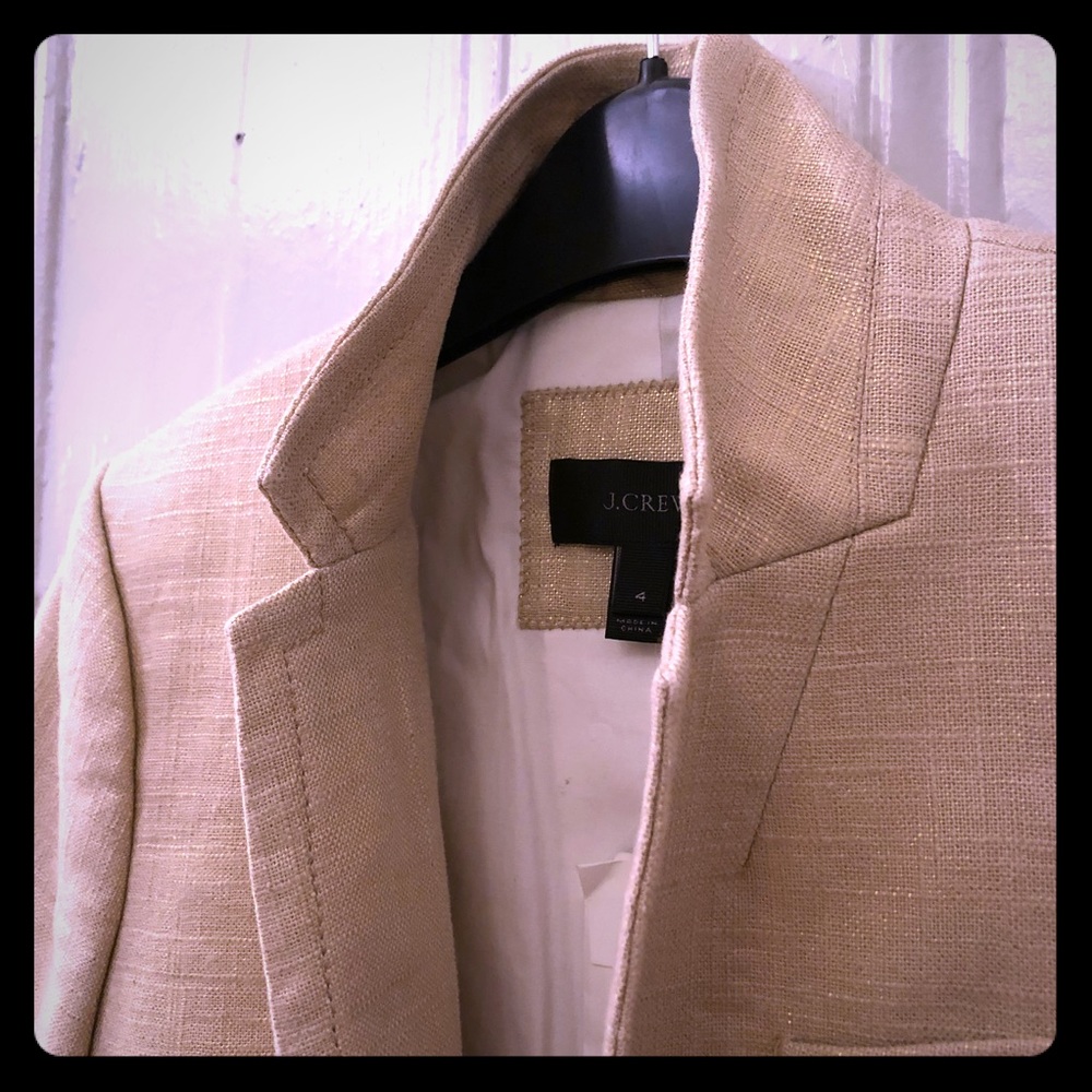 JCrew Linen Blazer